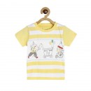 Miniklub Knit T-Shirt - Yellow, 9-12m